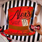 Dalmazio Design Mad Hatter Banner Sign w/ Personalization